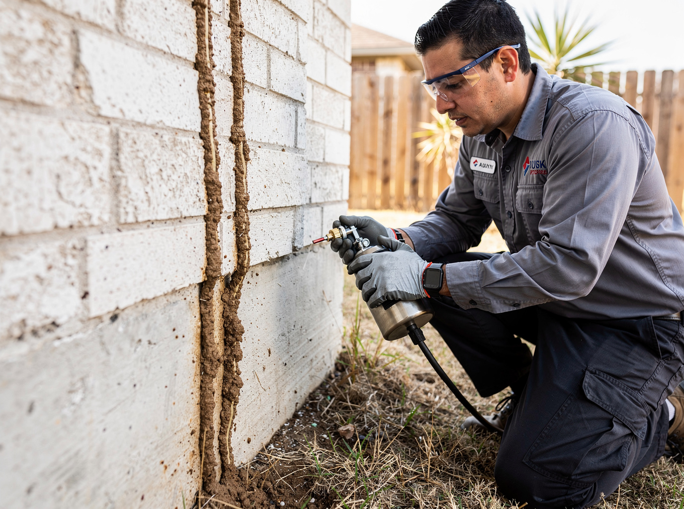 Termite Mud Tubes in San Antonio 78254, TX